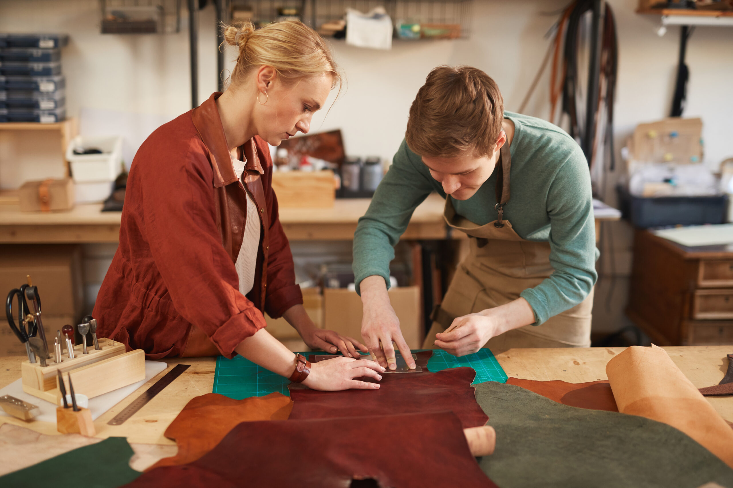 Creating Stitching Holes In Leather Material